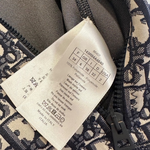 New and Authentic Christian Dior Oblique Mini Dress - Picture 4 of 5